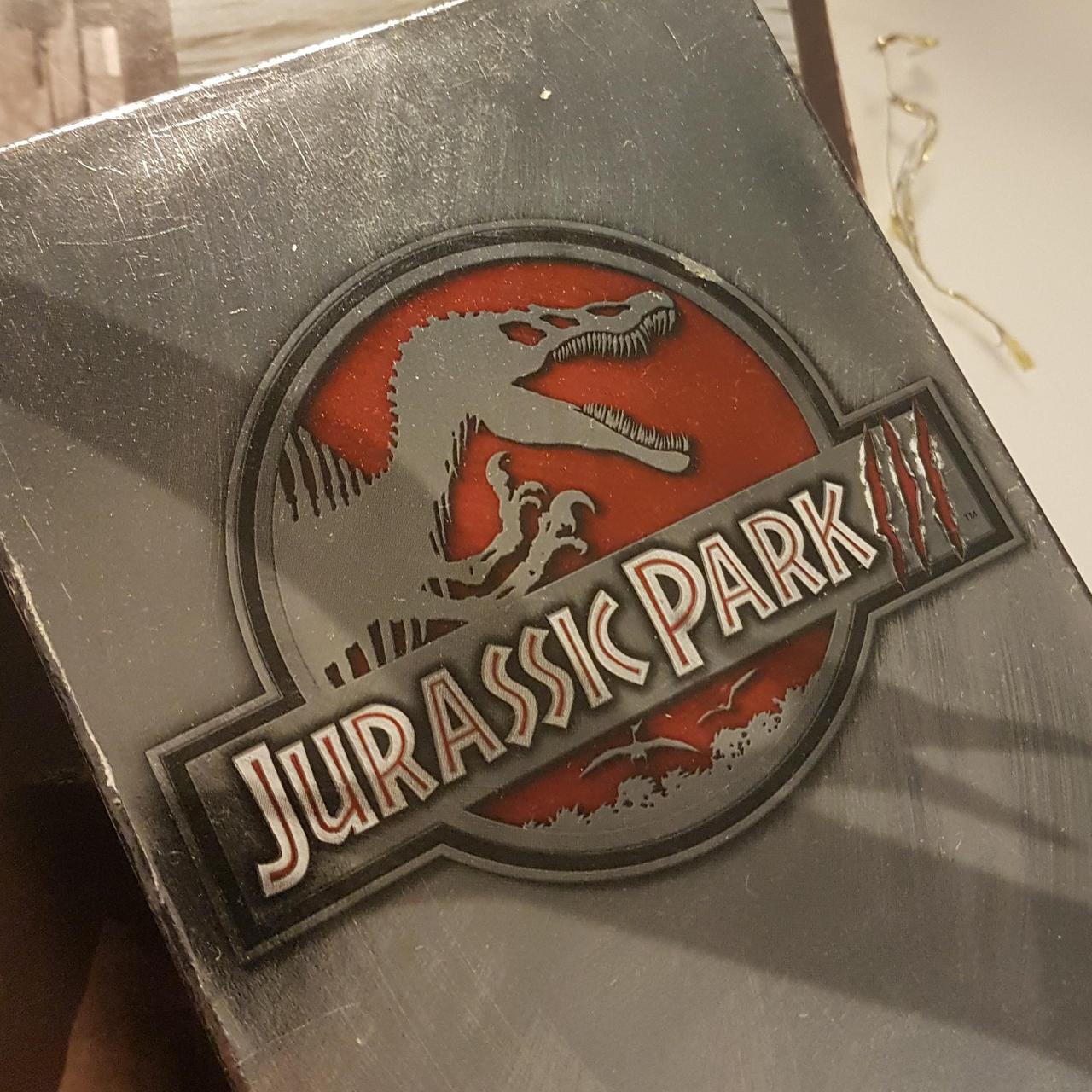 Jurassic Park 3 Vhs Holographic Cover 2001 Dinosaur Depop