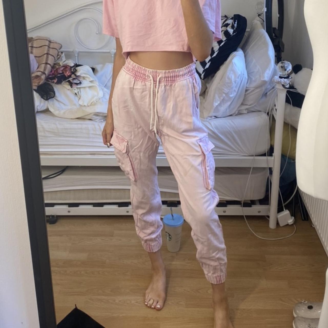 Bershka waffle jogger in charcoal Perfect. Depop