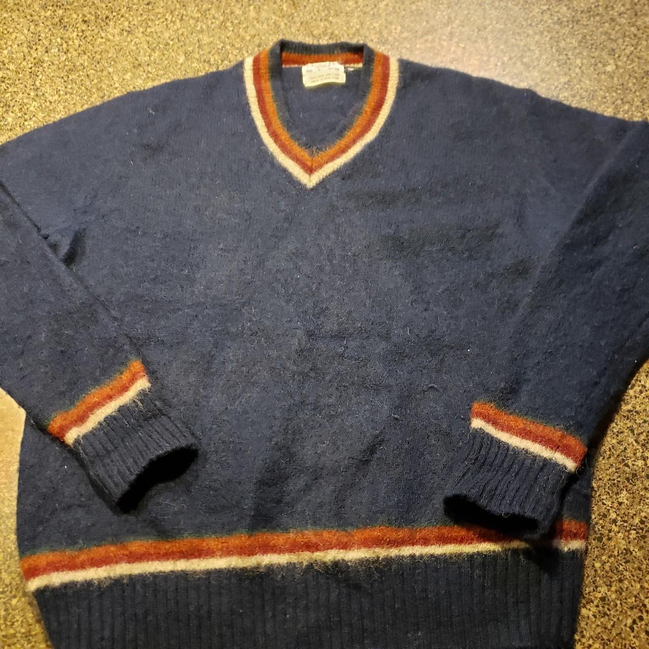 Vintage CHRISTIAN DIOR Shetland Wool vintage sweater... - Depop