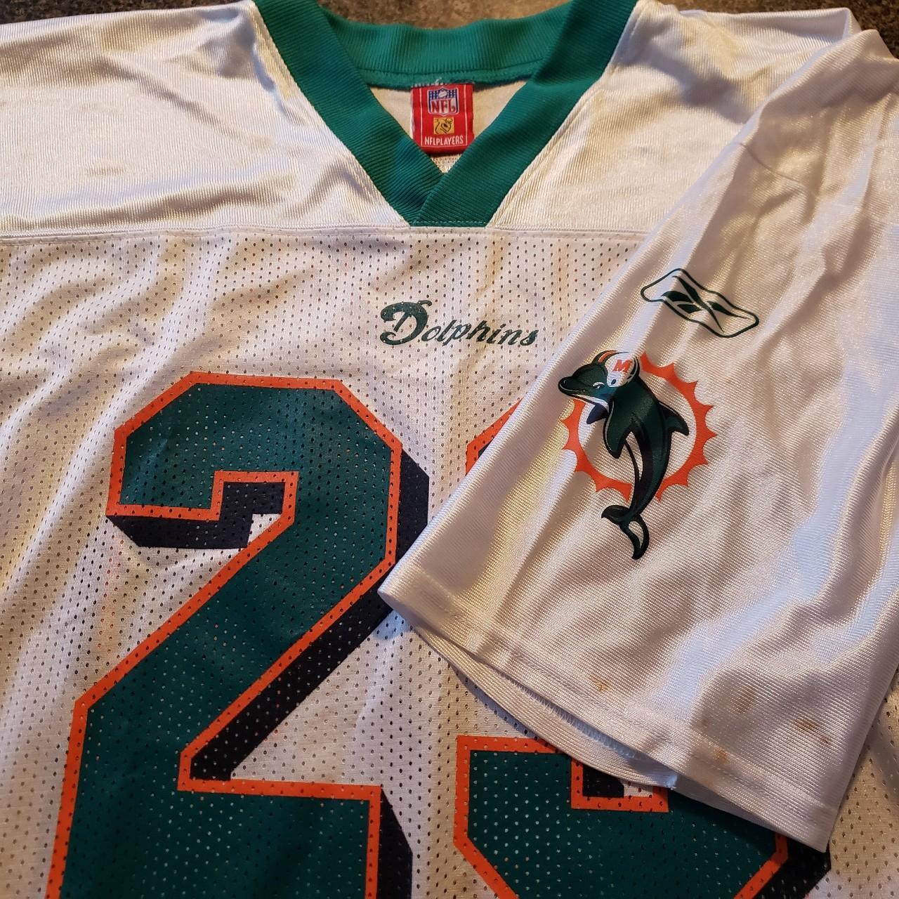 Reebok NFL Football Miami Dolphins Ronnie Brown #23 Football Jersey Size XL