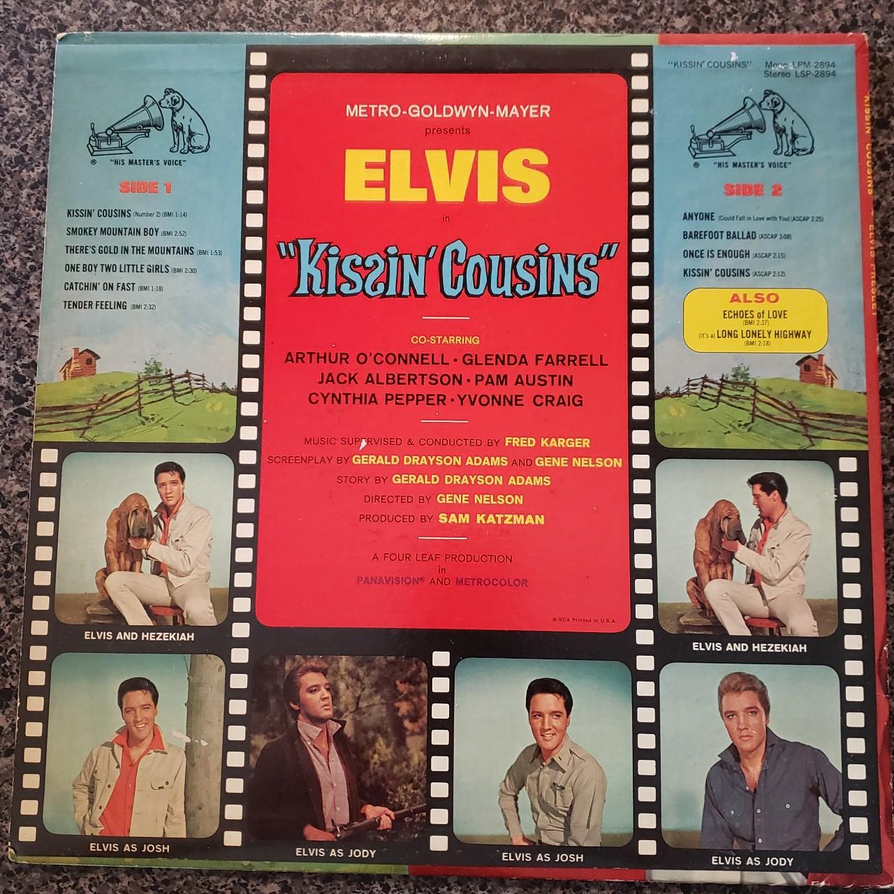 ELVIS　vinyl　KISSIN　PRESLEY　lp　COUSINS　record　album....　Depop