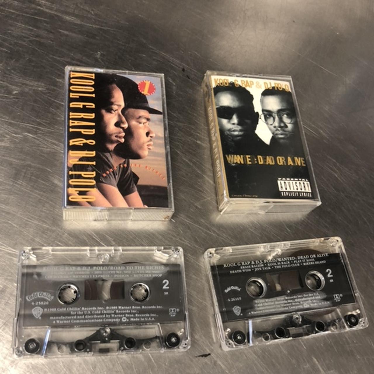 Vintage Rare Kool G rap and DJ polo 2fer Cassette...