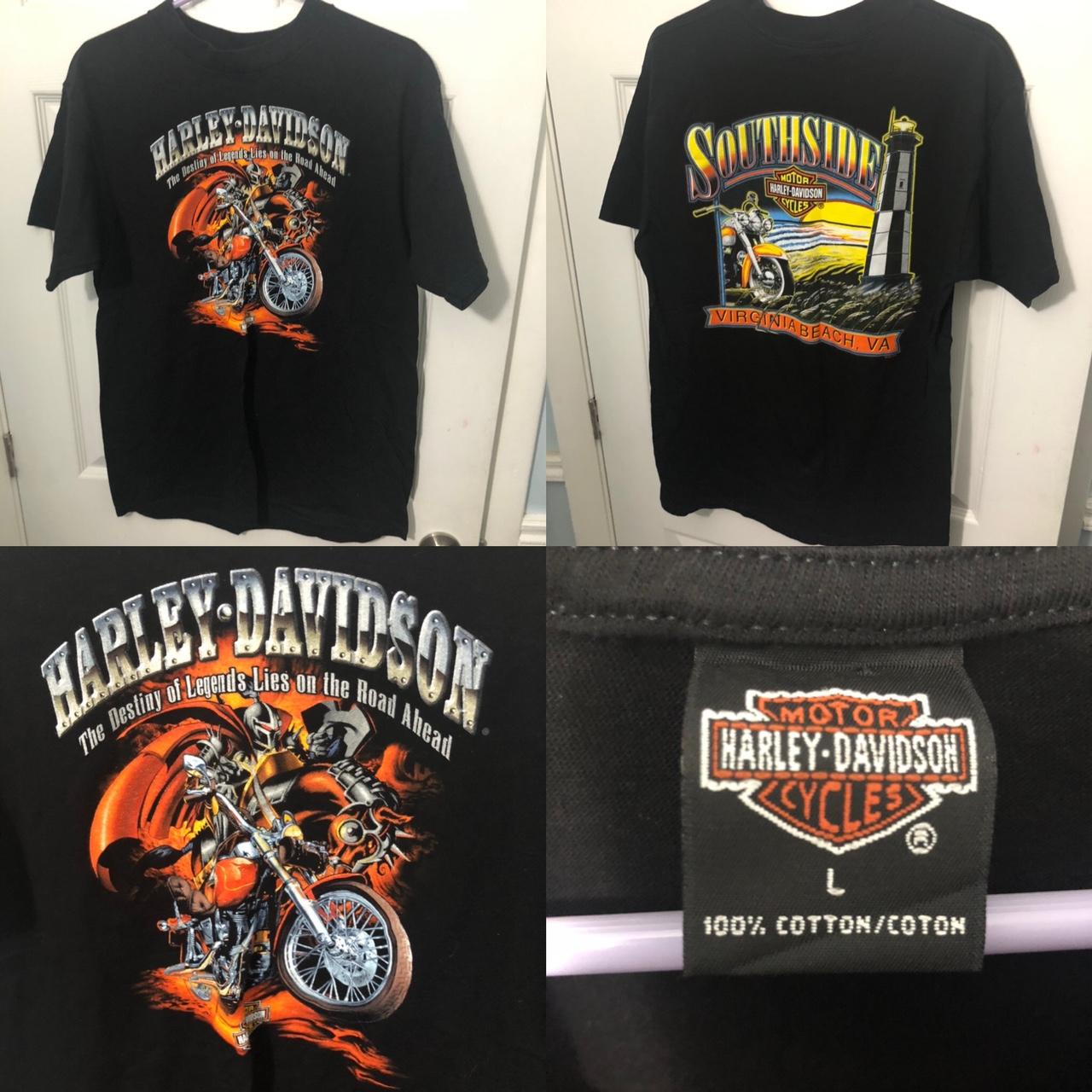 Vintage rare 90's Harley Davidson T shirt Men's... - Depop