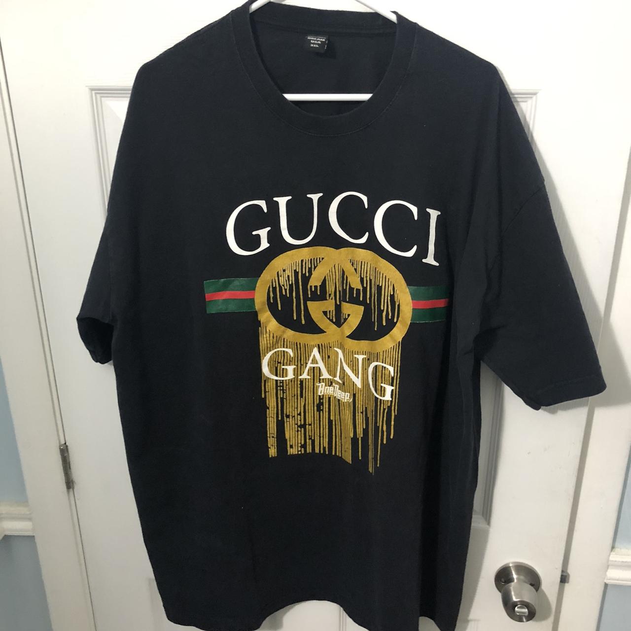 One deep clothing Gucci Gang screen... - Depop