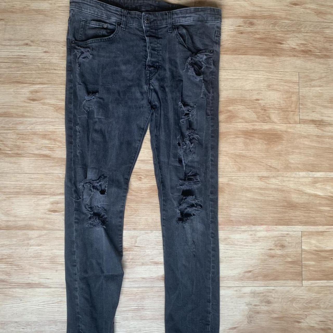 H&M Men's Black Jeans Depop