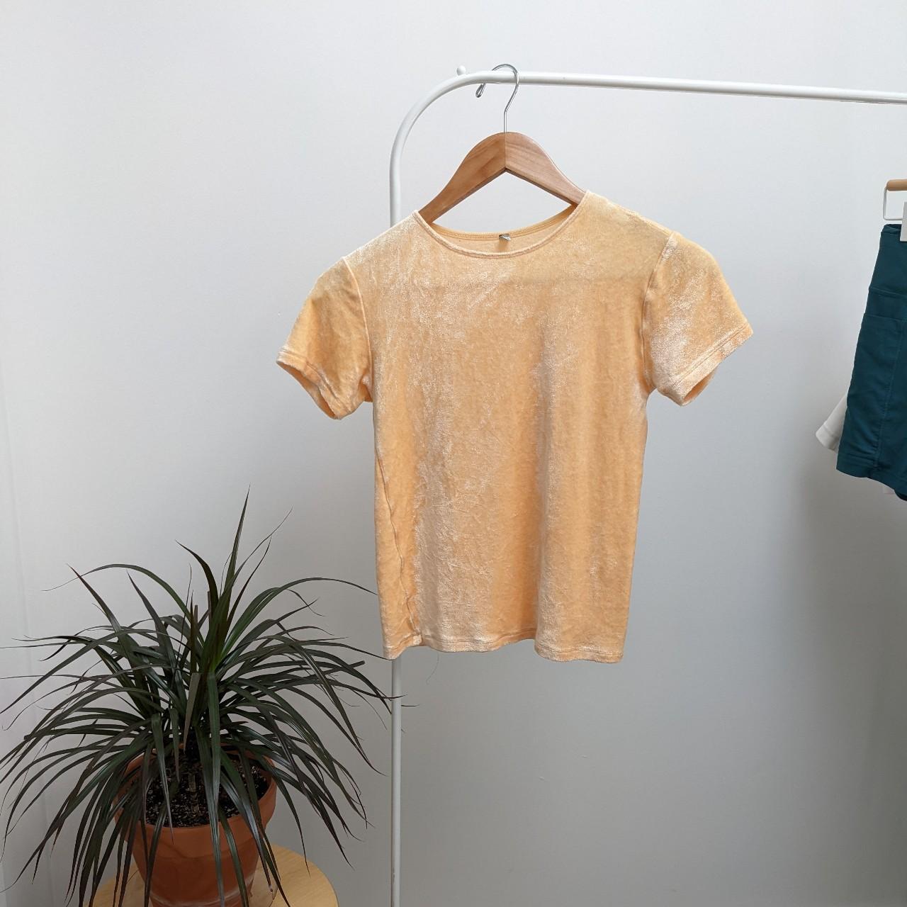Women's Gold and Orange T-shirt