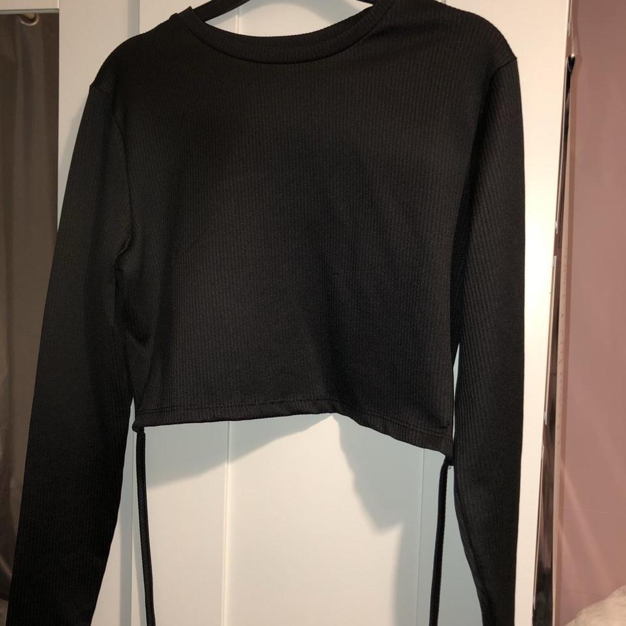 Primark Women's Black Crop-top | Depop