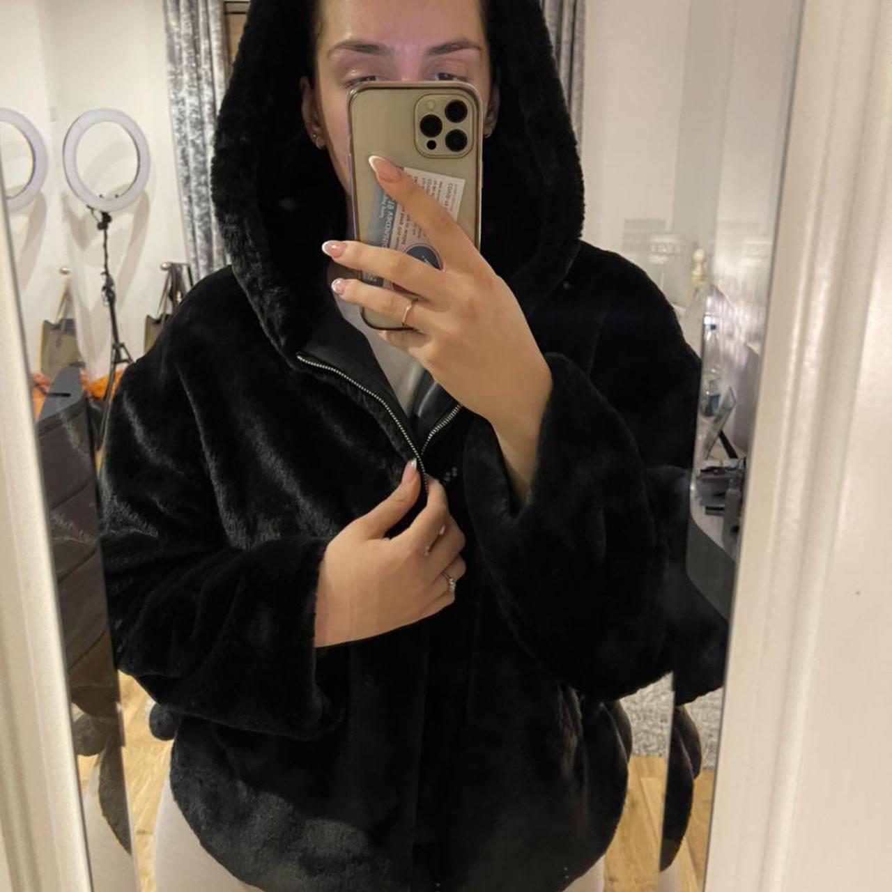 Zara faux fur bomber 2025 jacket