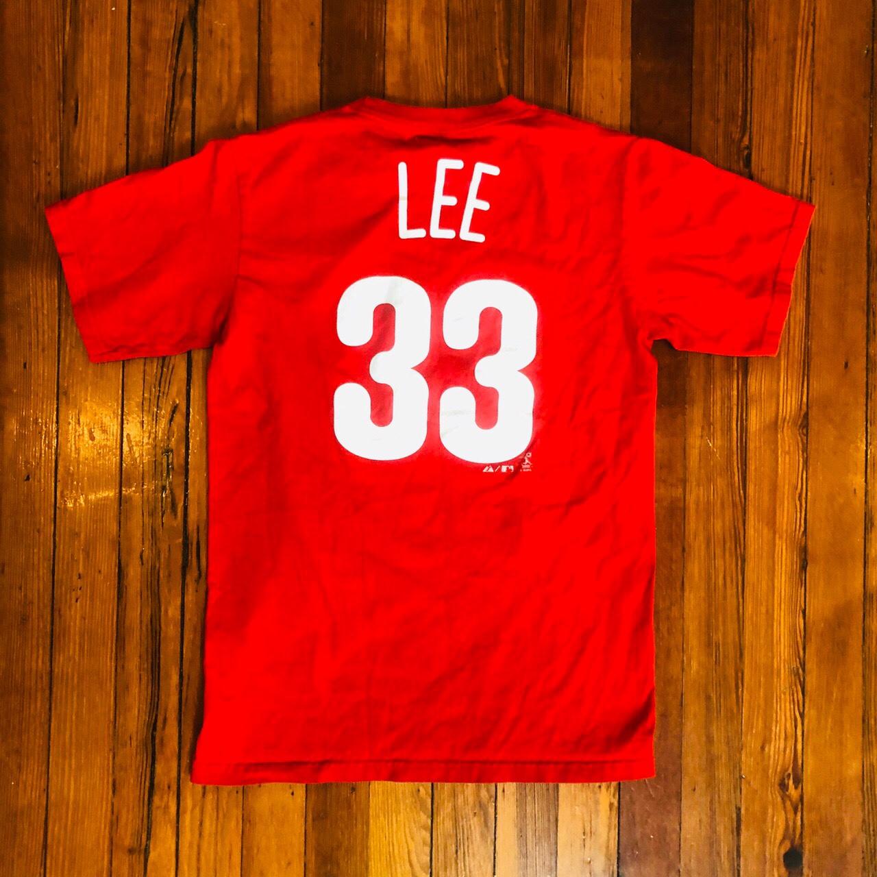 Philadelphia Phillies Cliff Lee T Shirt Size Large - Depop