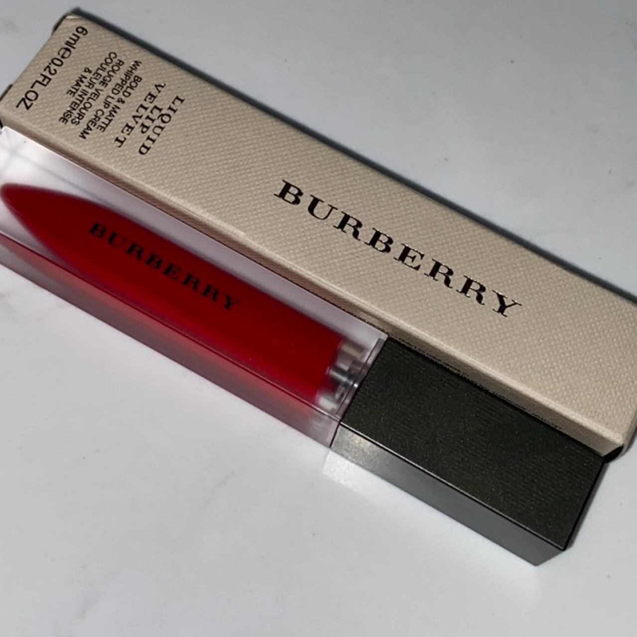 Burberry liquid lip outlet velvet military red