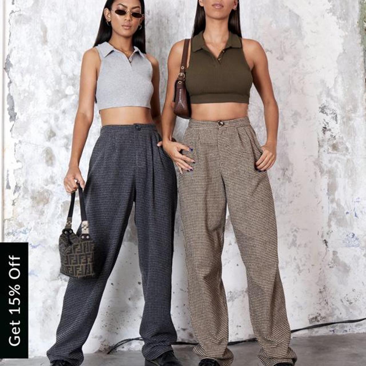 motel rocks wide leg trousers