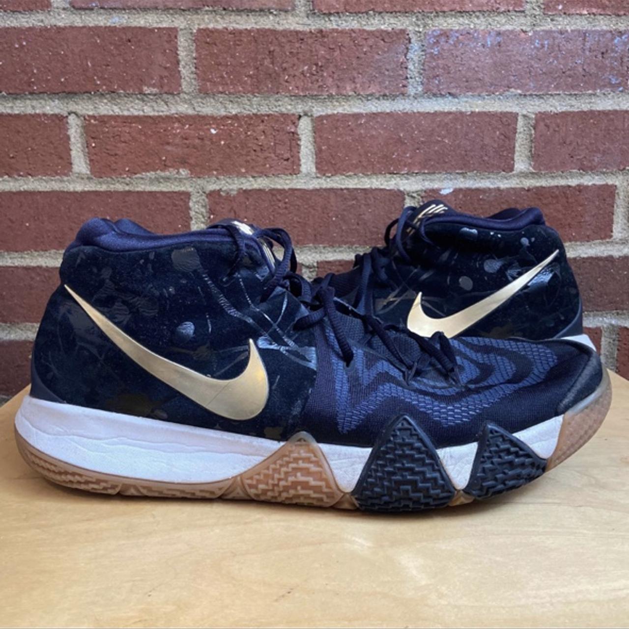 Kyrie 4 gold and blue orders