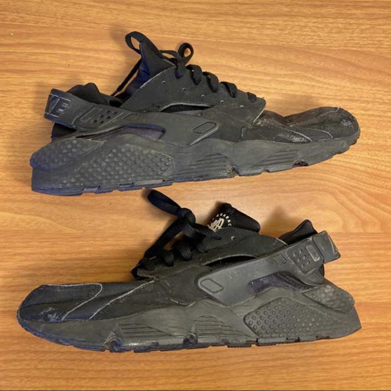 Nike Air Huarache Triple Black Men s Size 12. Depop