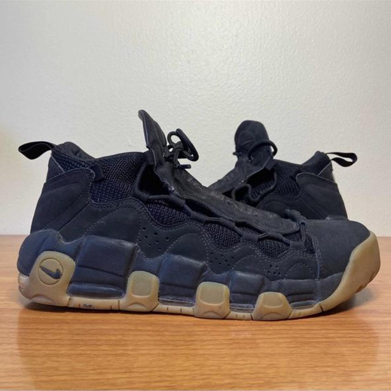 Nike air more money best sale black gum