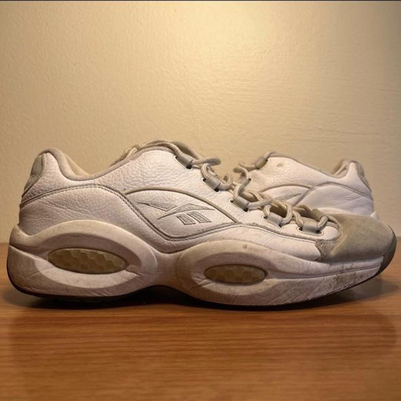 reebok question low white grey