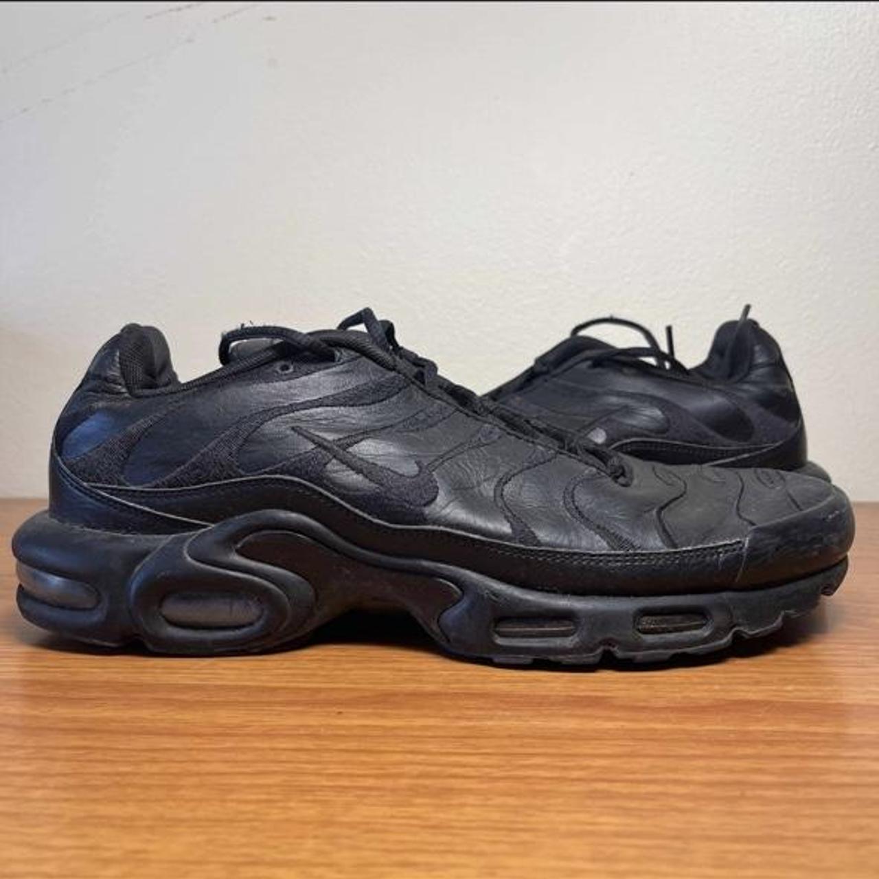 Nike Air Max Plus TN Triple Black Men’s Size 11.5... - Depop