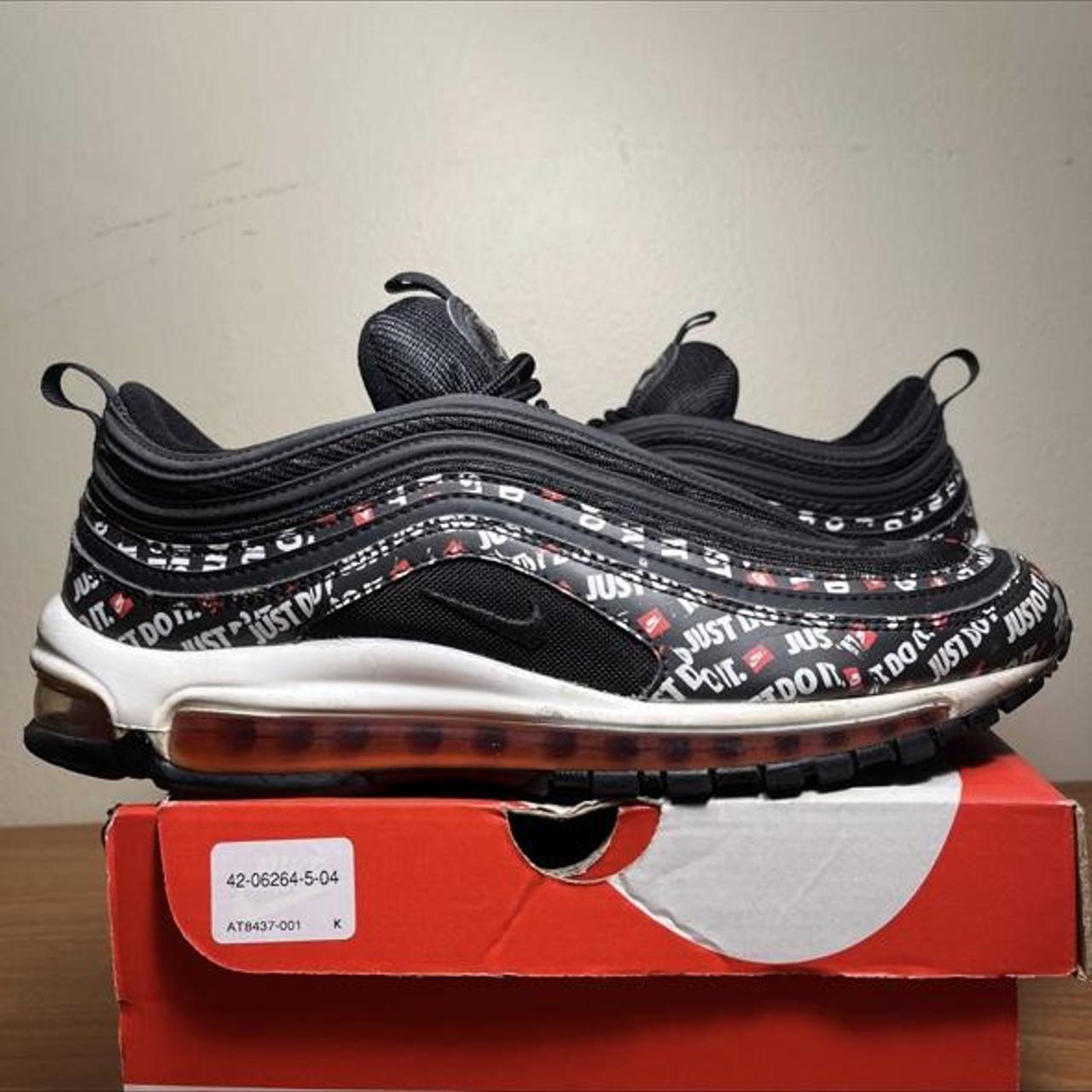 Nike Air Max 97 Just Do It JDI Black Orange Size 11. Depop