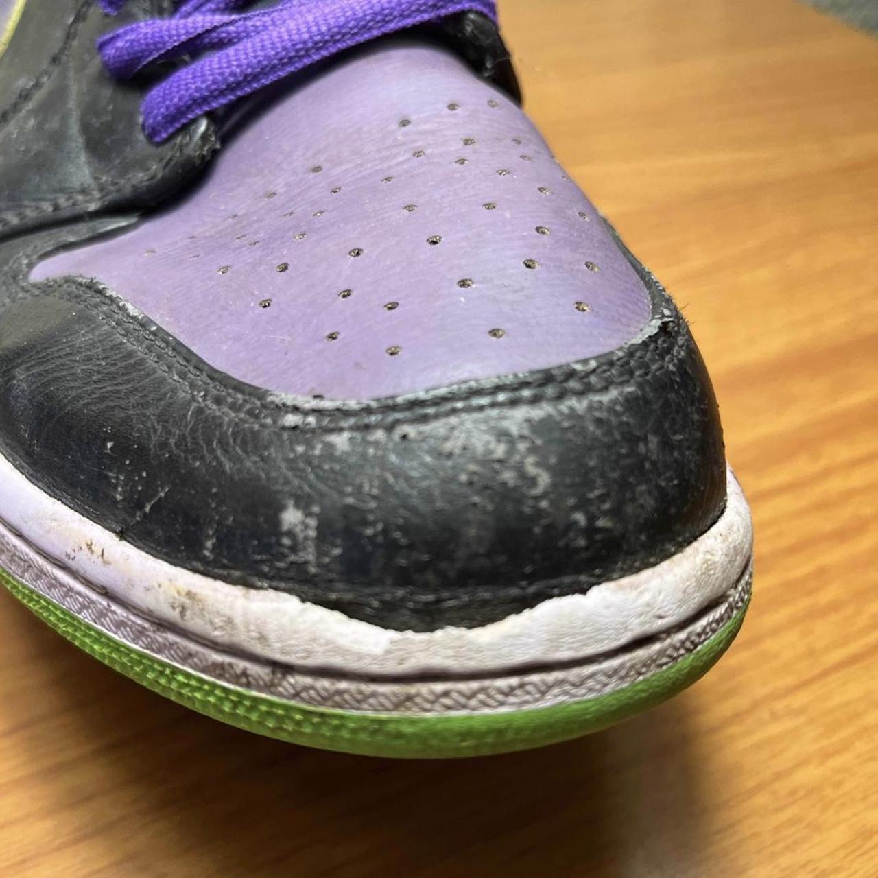 Nike Air Jordan 1 Retro Joker Night Vision Purple | Depop