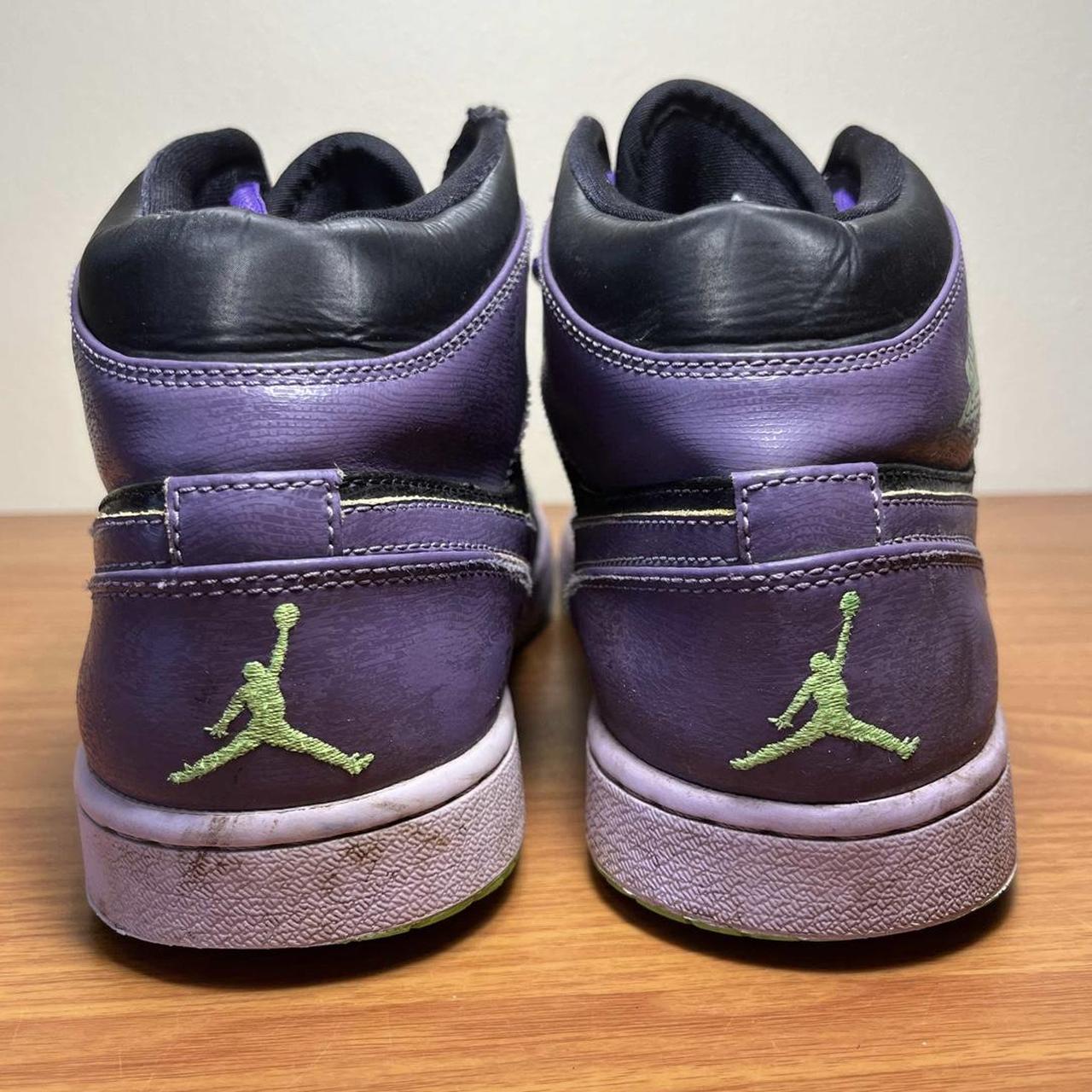 Nike Air Jordan 1 Retro Joker Night Vision Purple | Depop