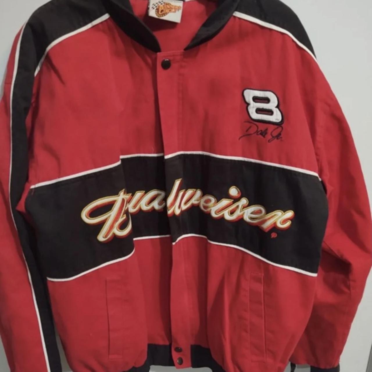 Budweiser Racing Jacket !!NEVER cheapest WORN!!