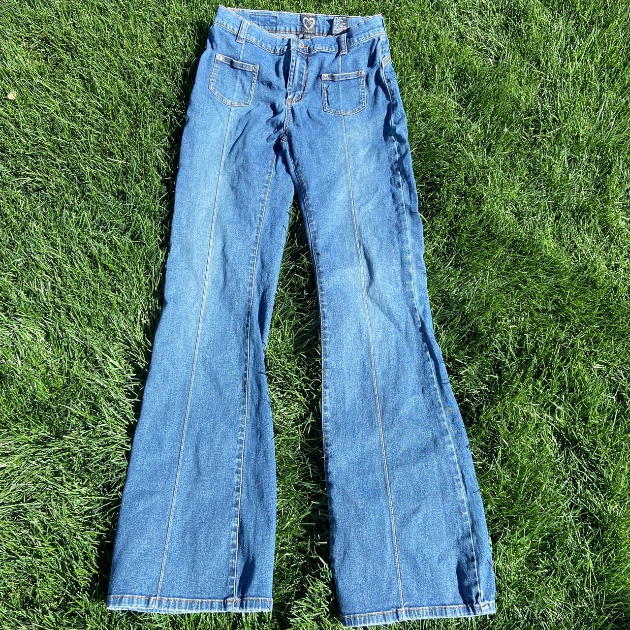 XOXO Women's Blue Jeans Depop