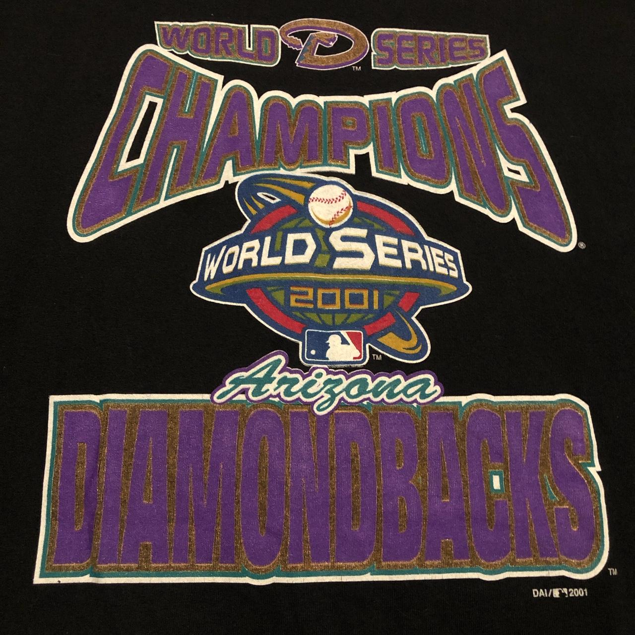 Arizona Diamondbacks Vintage 2001 MLB World Series - Depop