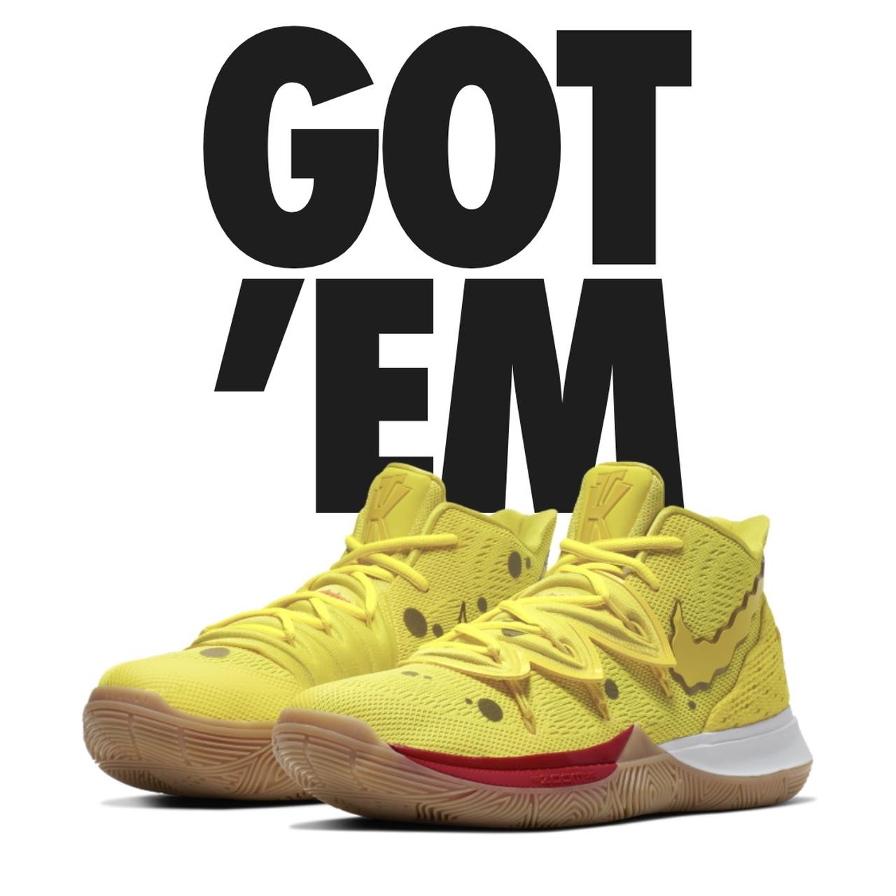 kyrie 5 spongebob kids