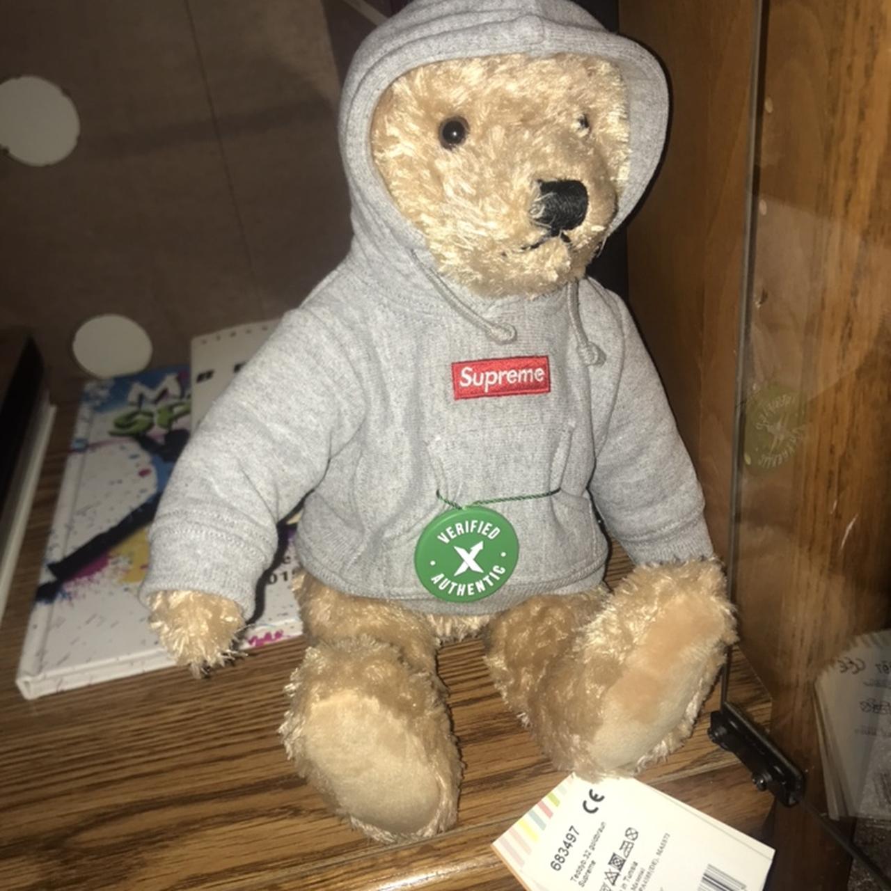 Supreme teddy bear, -deadstock, -stockx verified
