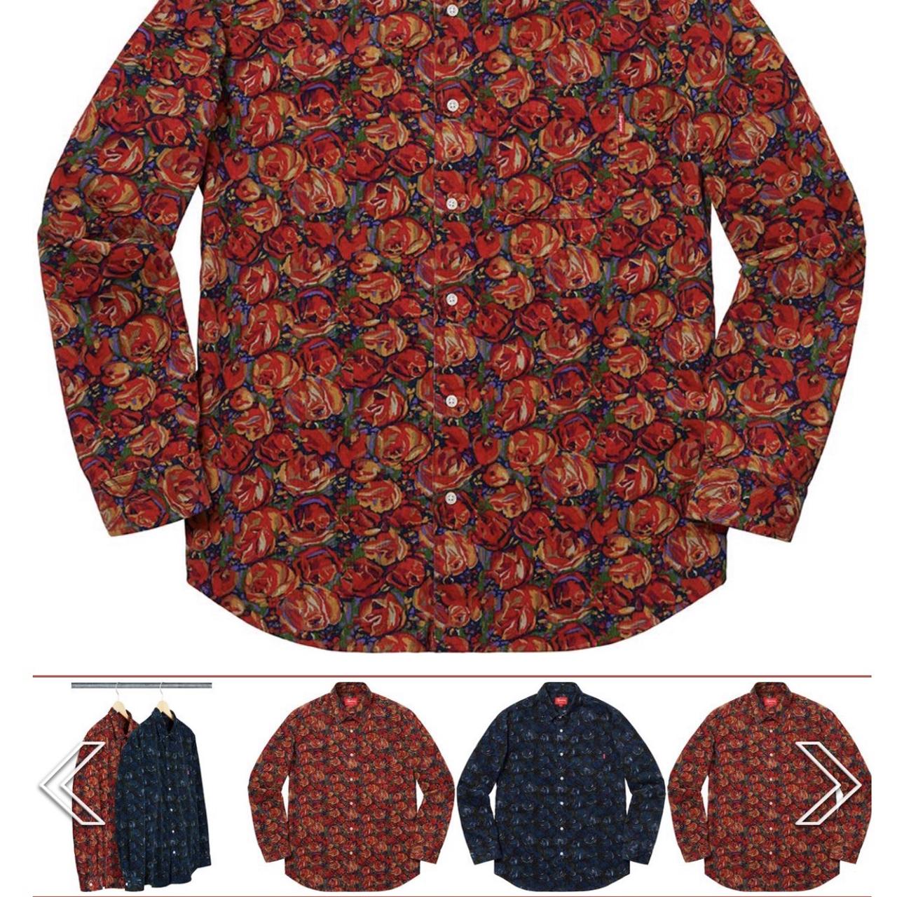 豊富な】 Supreme - supreme roses corduroy shirtの通販 by hlf's