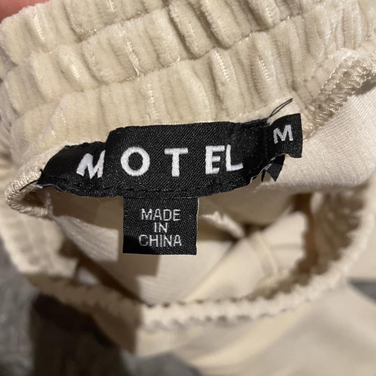 motel rocks wide leg trousers
