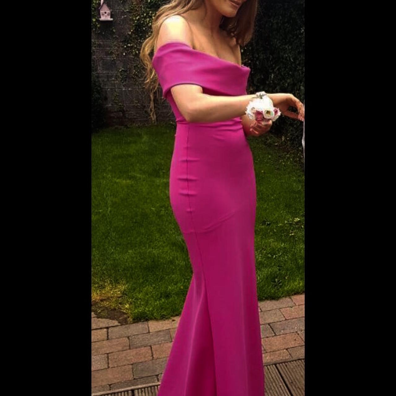 hot pink debs dresses