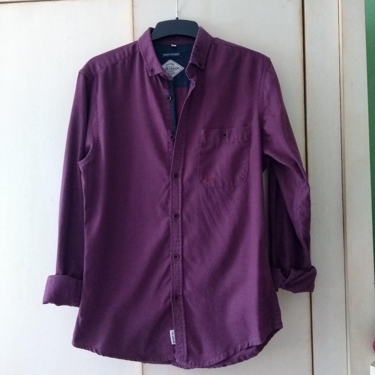 Casual purple shirt Threadbare garments photos don't... Depop