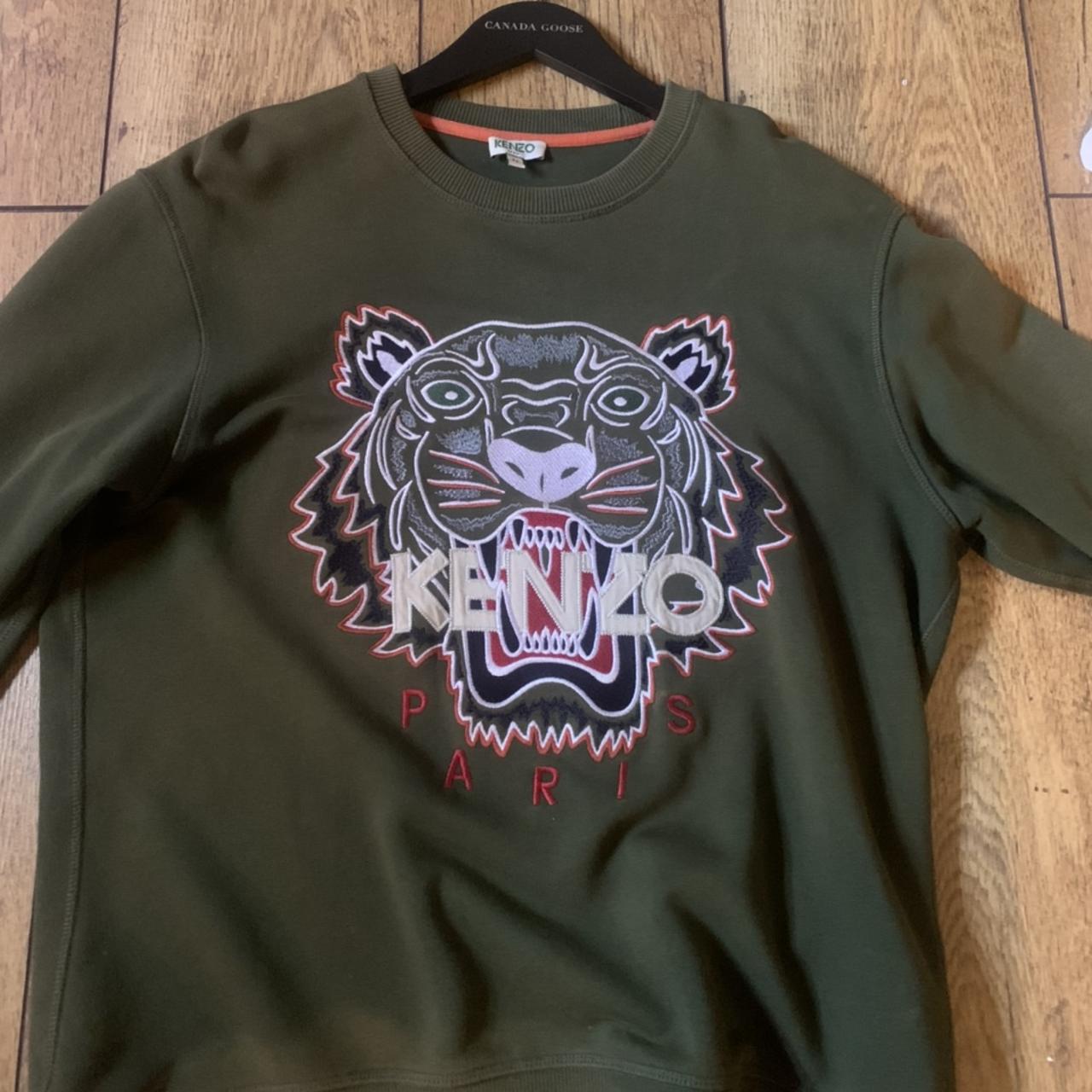 Khaki 2024 kenzo jumper