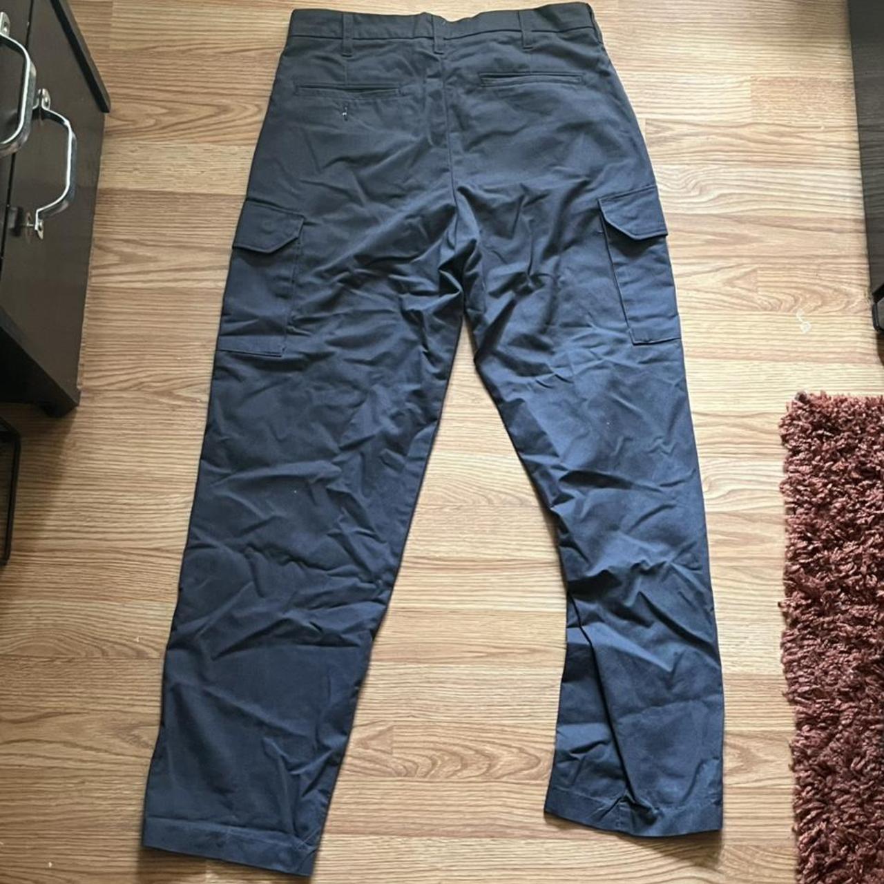 vintage grey cargo twill pants great condition, no... - Depop