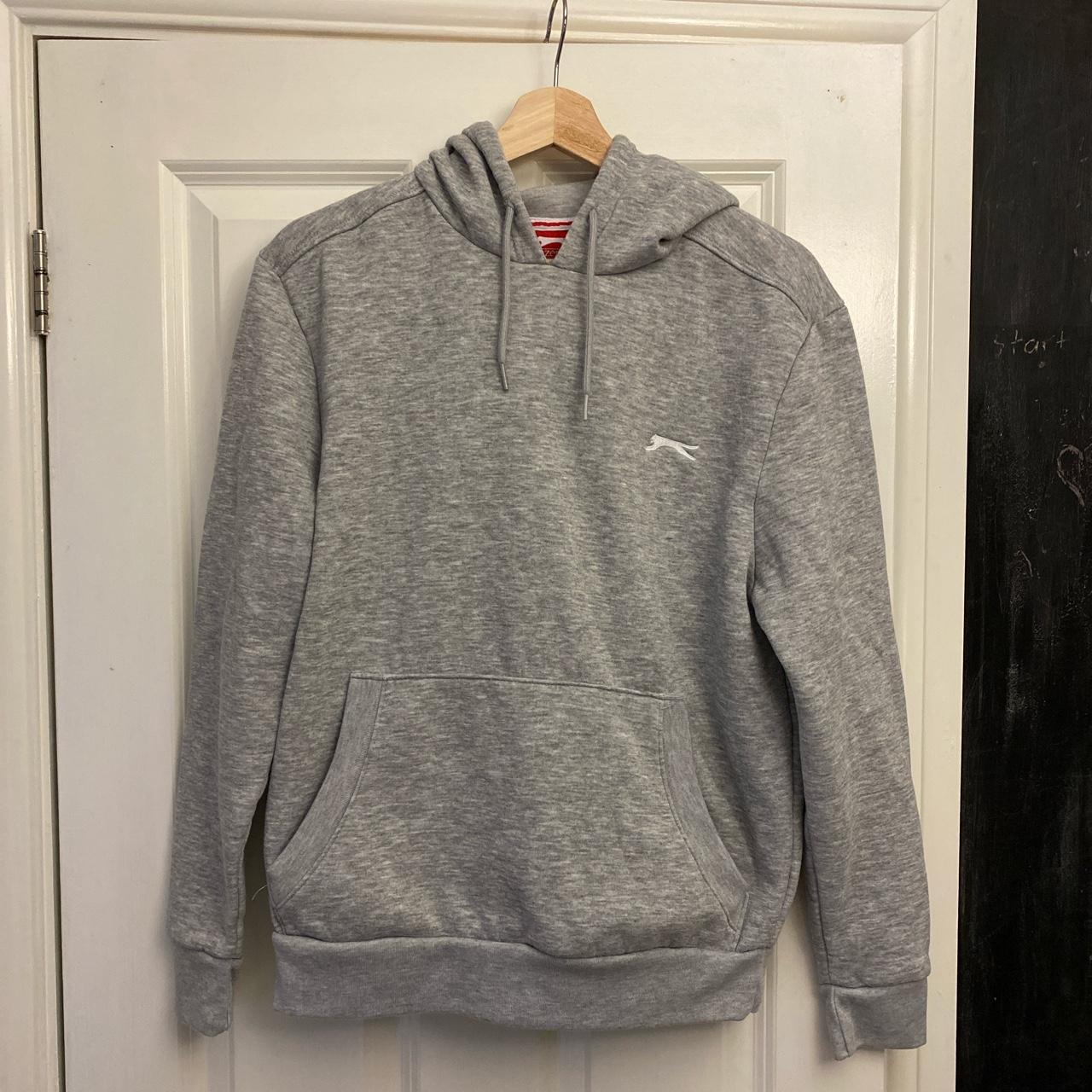 Slazenger Men's Grey Hoodie | Depop