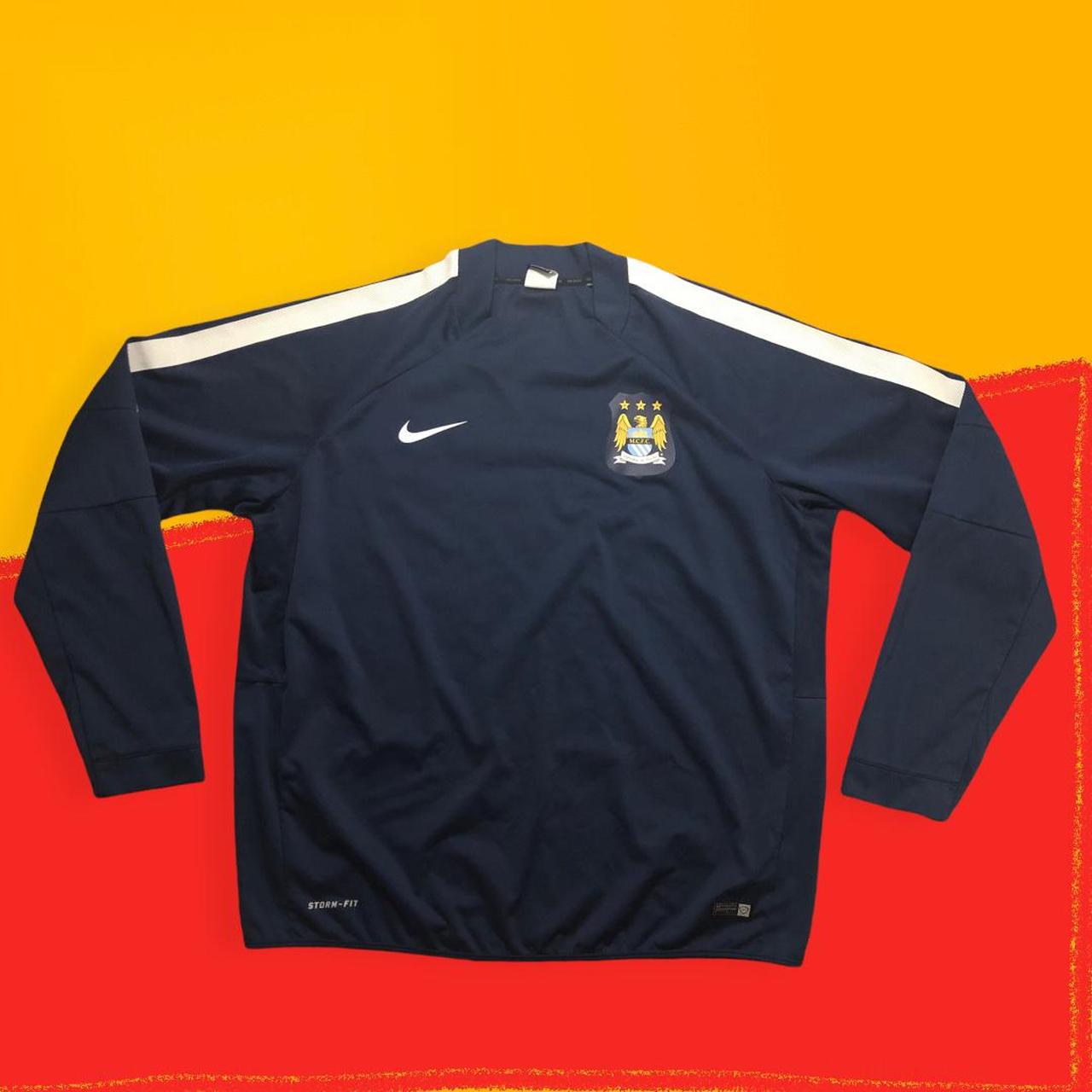 Manchester City Football Training Jumper Rain... Depop