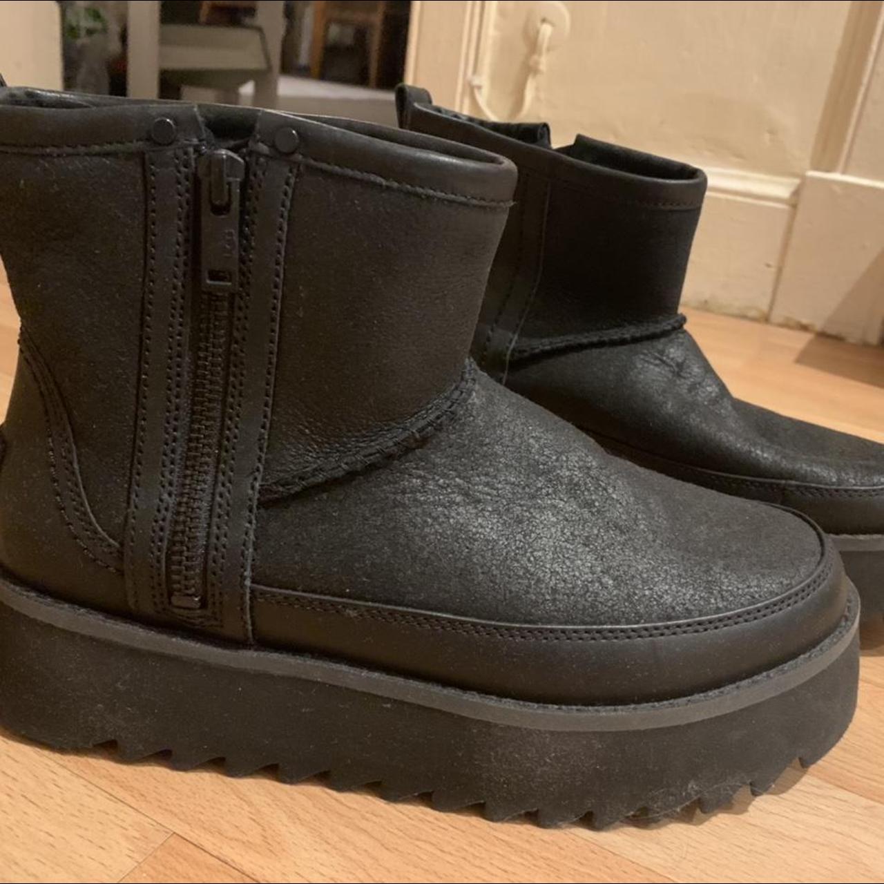 UGG mini rebel biker boots Official ugg mini boots | Depop