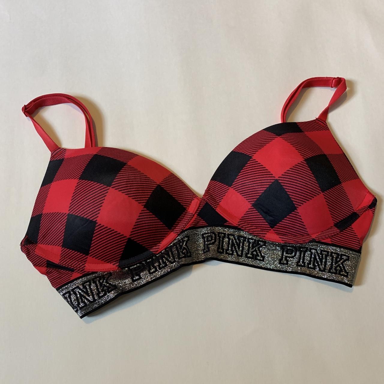 So comfy wireless Victoria Secret's Pink bra. Red - Depop