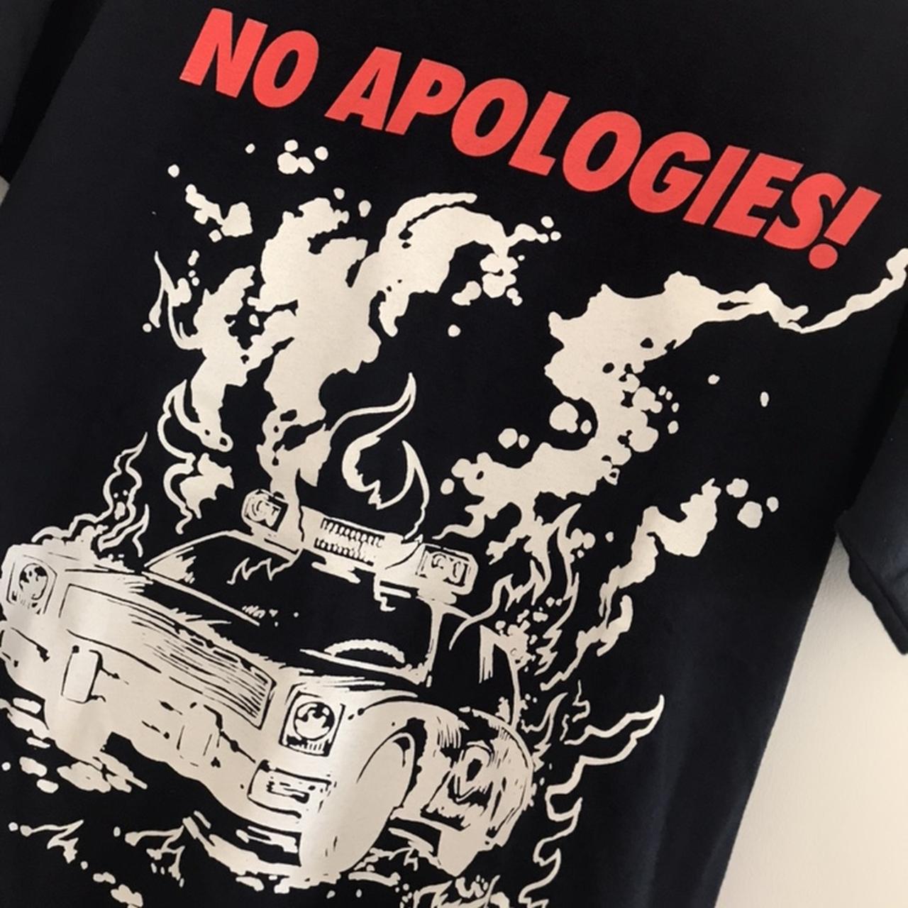 Supreme 2009 ‘No Apologies’ Tee - Navy Size Medium -...