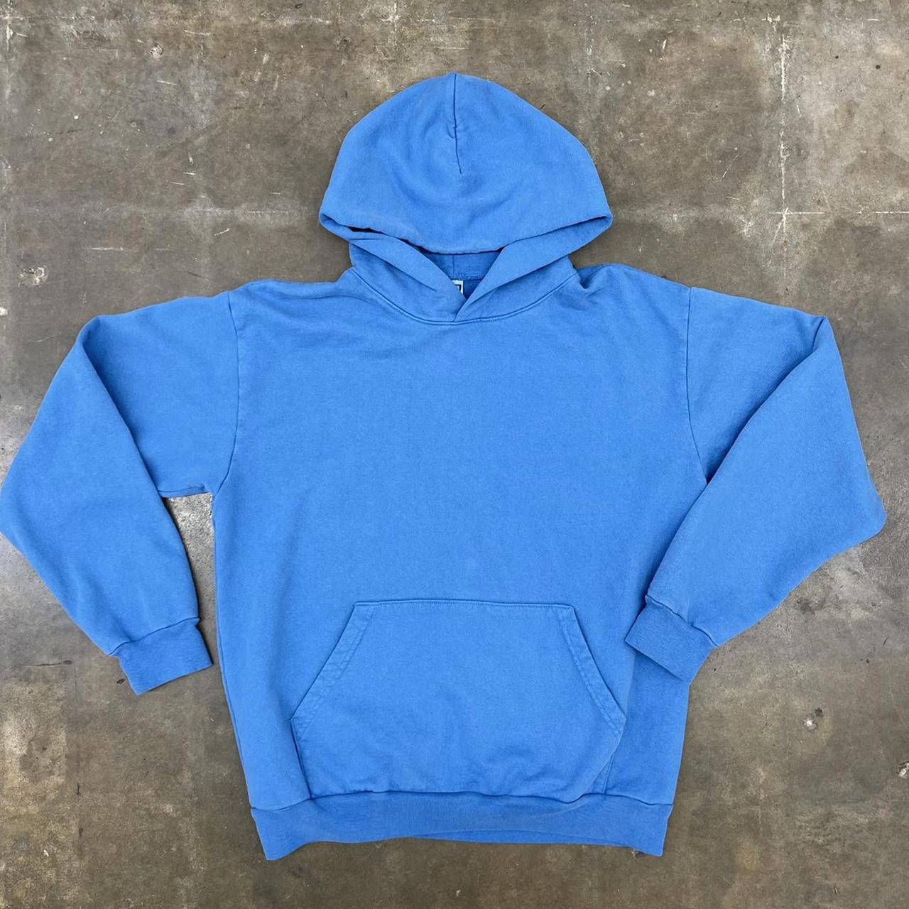 LAAPN015 - Blue Moon Garment Dye 14oz Heavy Fleece... - Depop