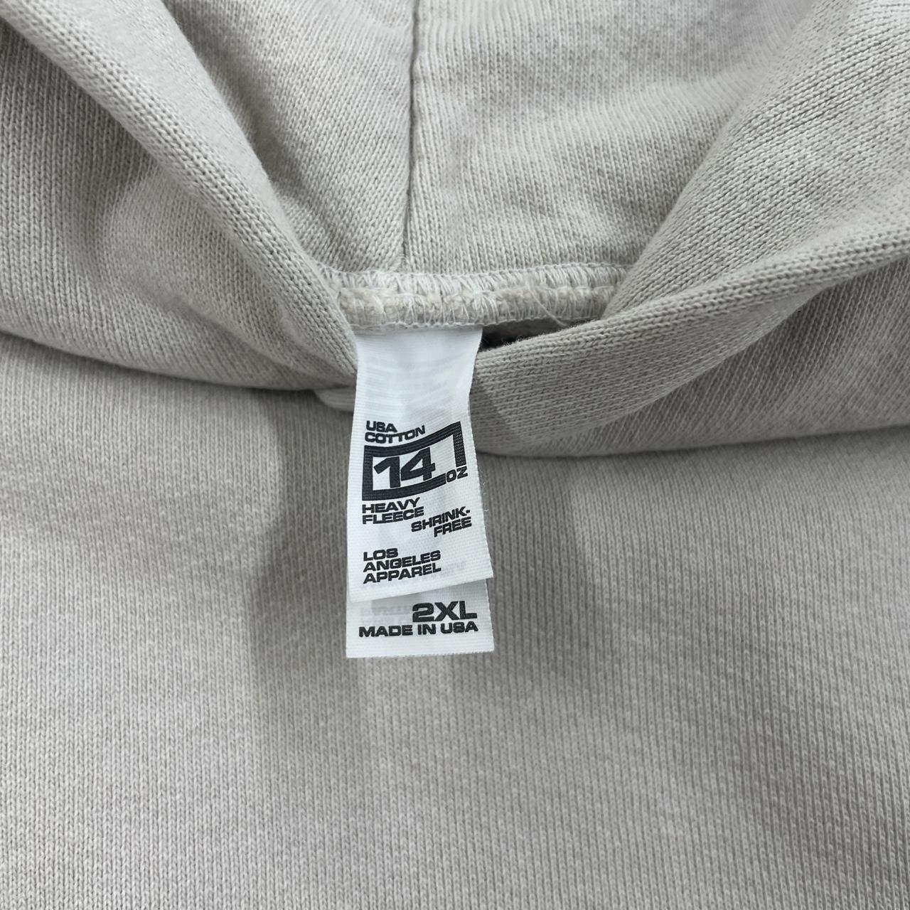 LAA4 - CEMENT 14OZ. HEAVY FLEECE HOODED PULLOVER... - Depop