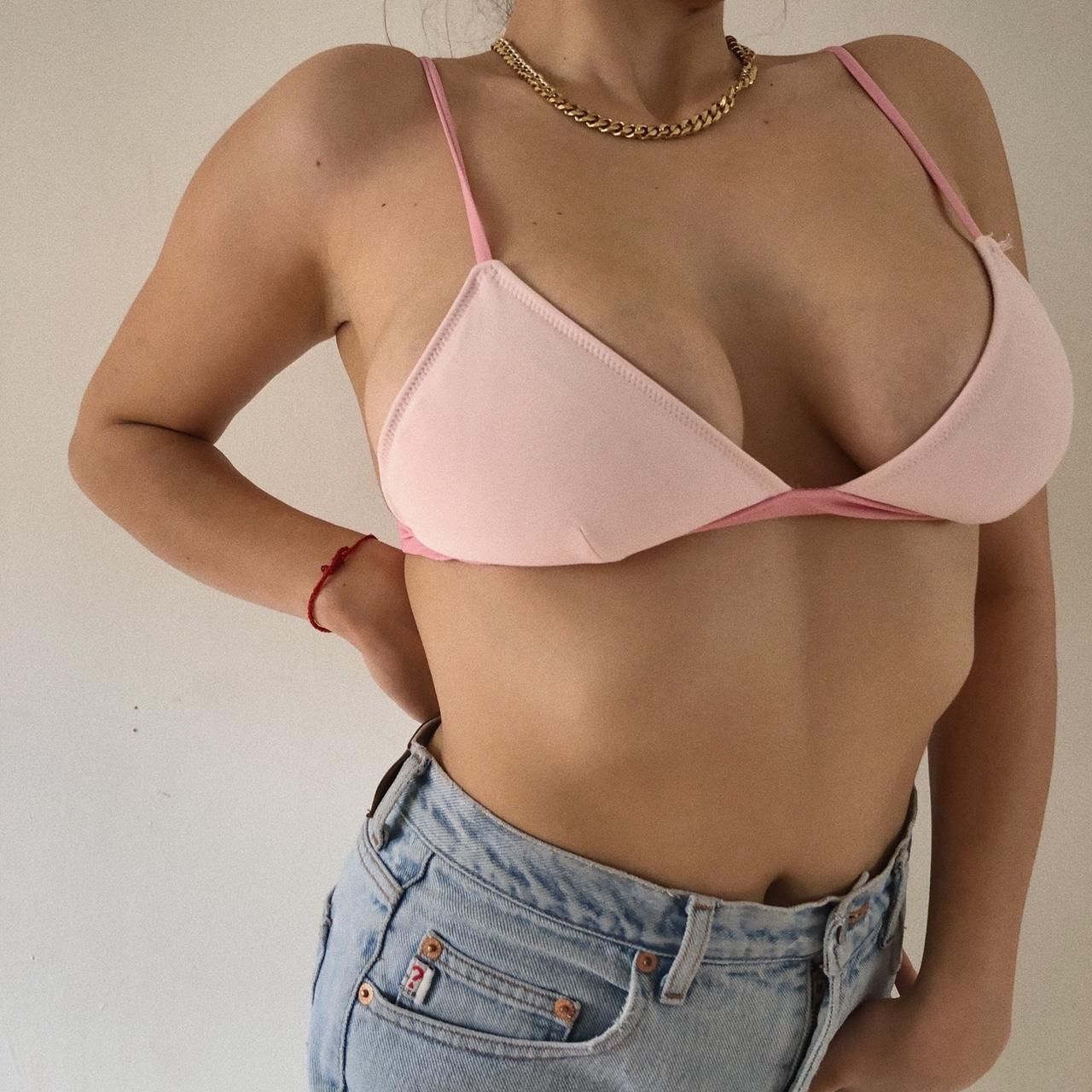 Nipple bra bikini top Good condition #bikini - Depop