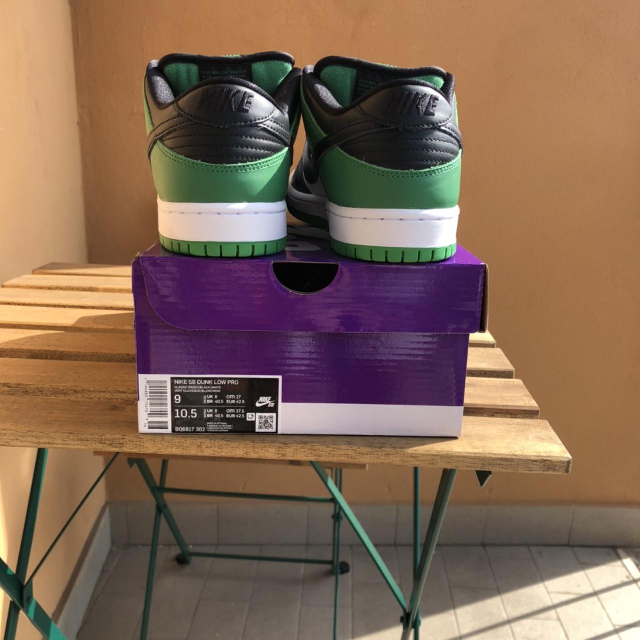 sb dunk low classic green