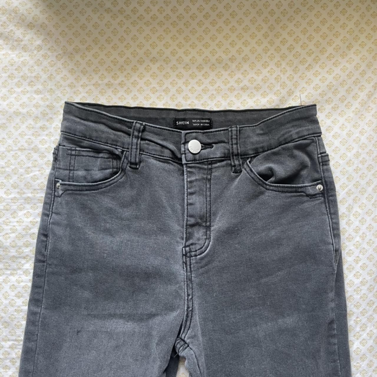 Shein charcoal gray flared jeans. Never worn before.... Depop
