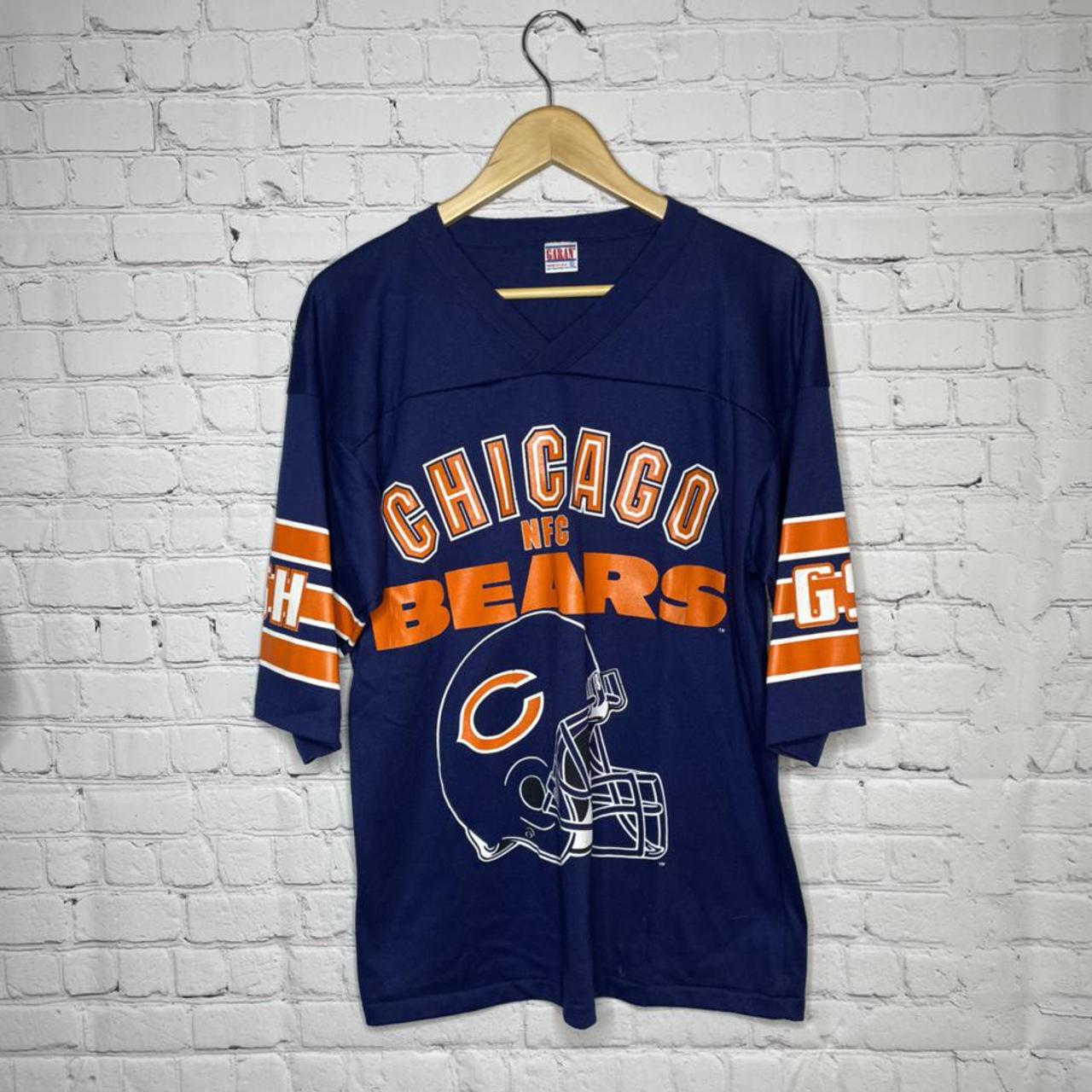 Vintage Chicago Bears Jersey NFL T-Shirt Mens Single - Depop