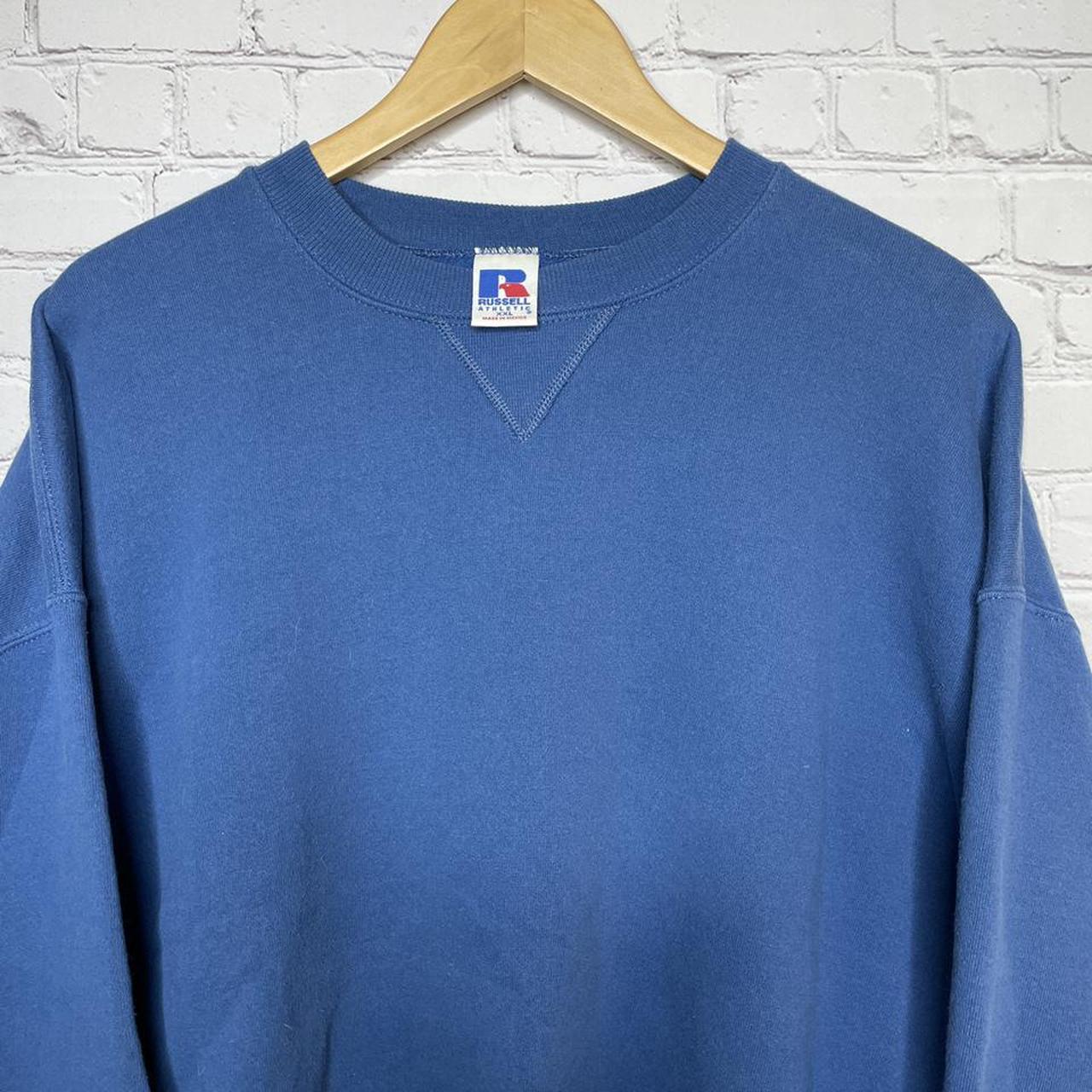 Vintage 90s Russell Athletic Pro Cotton Blank... - Depop