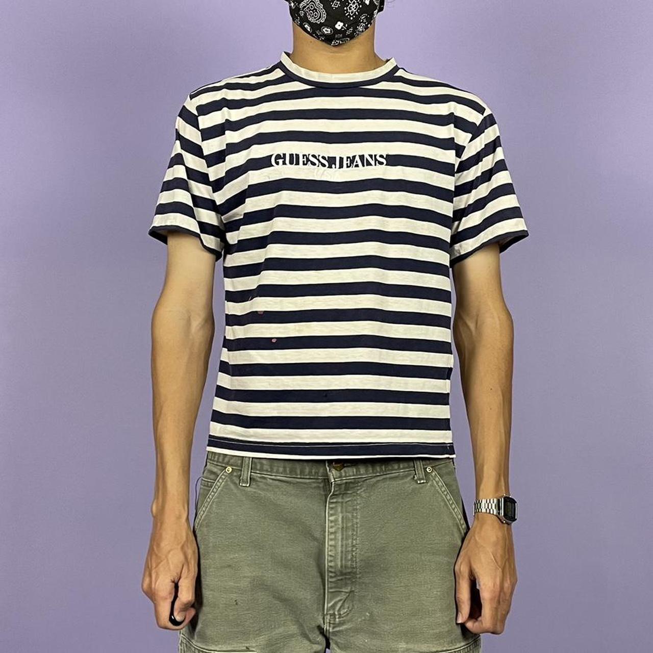 Vintage Guess USA Striped S/S Shirt ✨📘 Suuper... - Depop