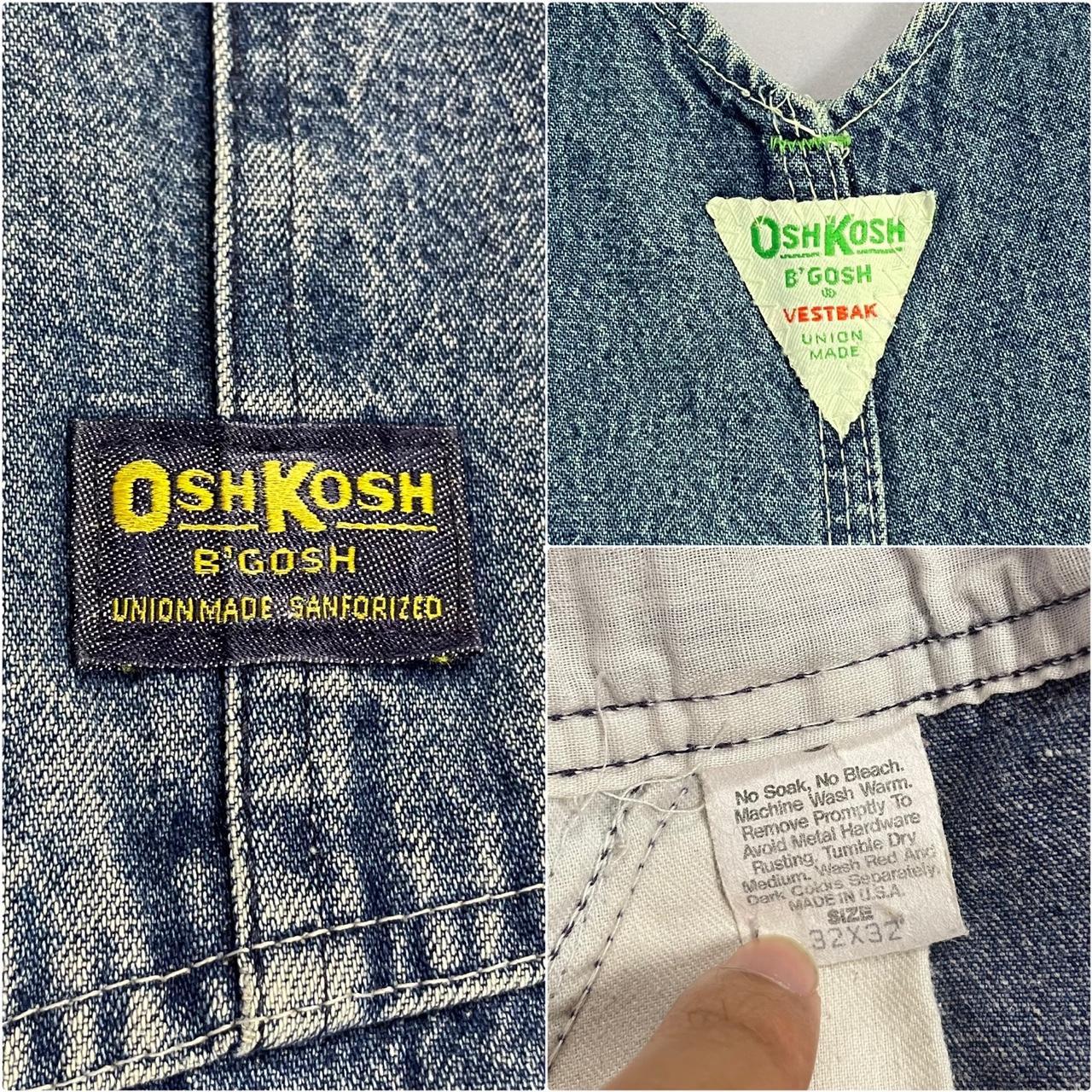 Vintage Osh Kosh B’Gosh Union Made Sanforized... - Depop