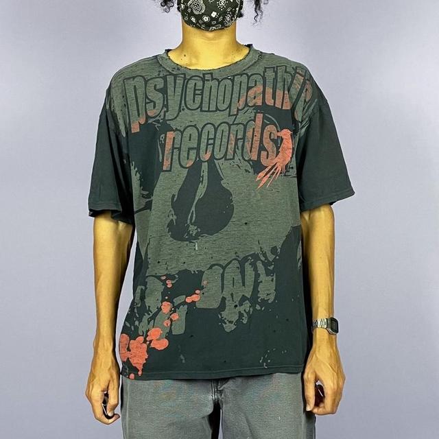 特別訳あり特価】 Records Psychopathic Y2K カットオフ Tee ダメージ