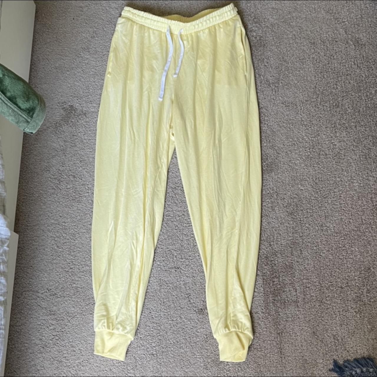Target yellow sweatpants, very soft and never worn!... Depop